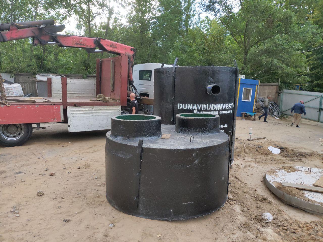 ПрАТ АК Київводоканал - очищення дощових вод нафтовловлювачем для очищення стічних вод з коалесцентним фільтром ДУНАЙБУДІНВЕСТ