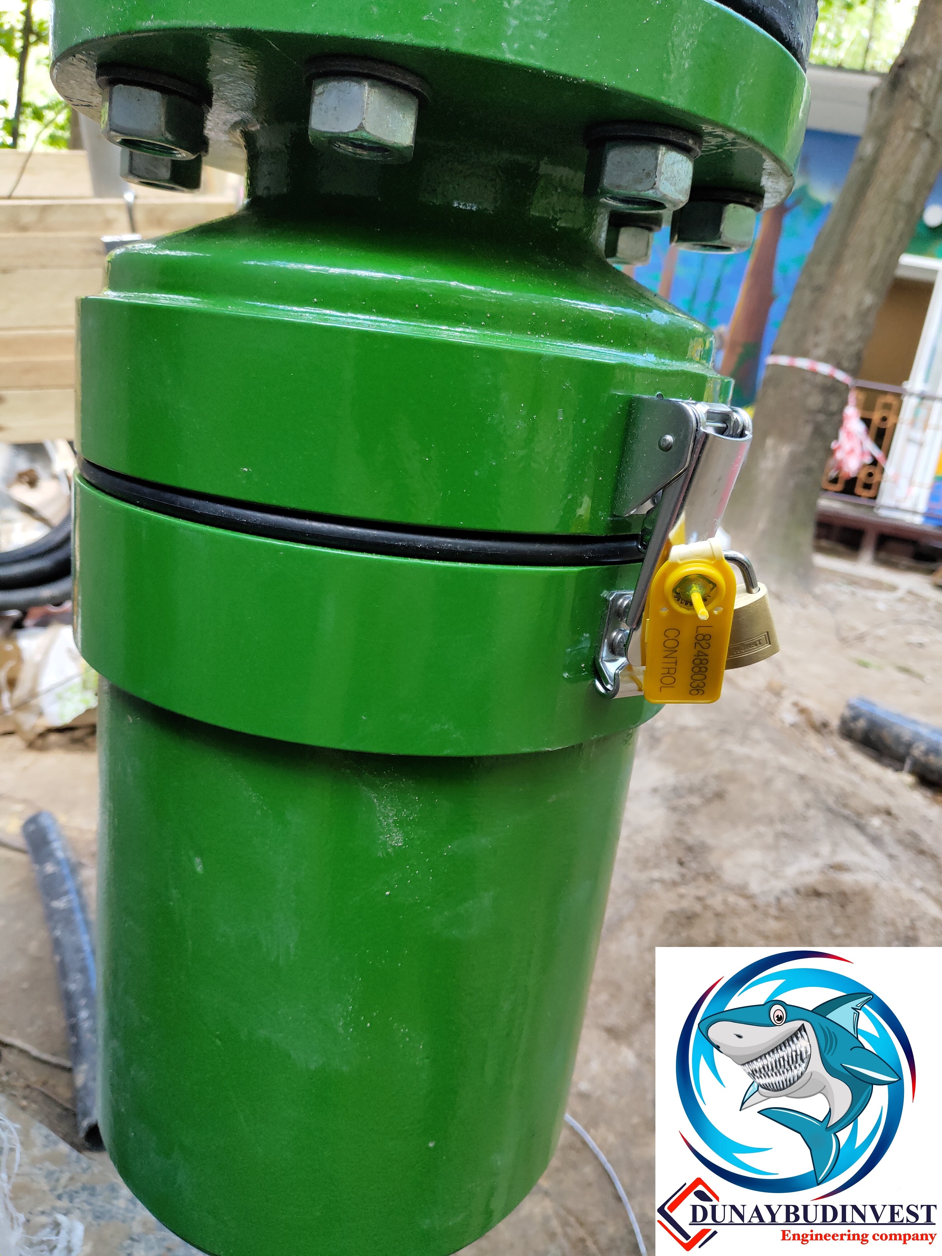 DBI-SPS-Пластиковая канализационная насосная станция с дробилкой и воздушным фильтром, щитом управления